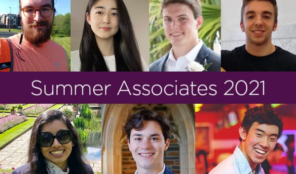 Meet our Summer Associates for 2021