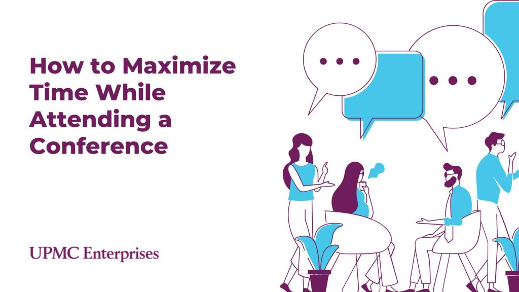 Maximizing Time at Conferences presentation slide 1