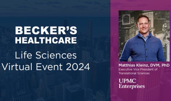 Navigating Biopharma Innovation: Insights from Matthias Kleinz at Becker’s Healthcare Virtual Life Sciences Event