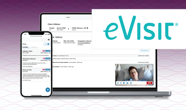 Teleconsult Technology Developed by UPMC Enterprises Acquired by eVisit